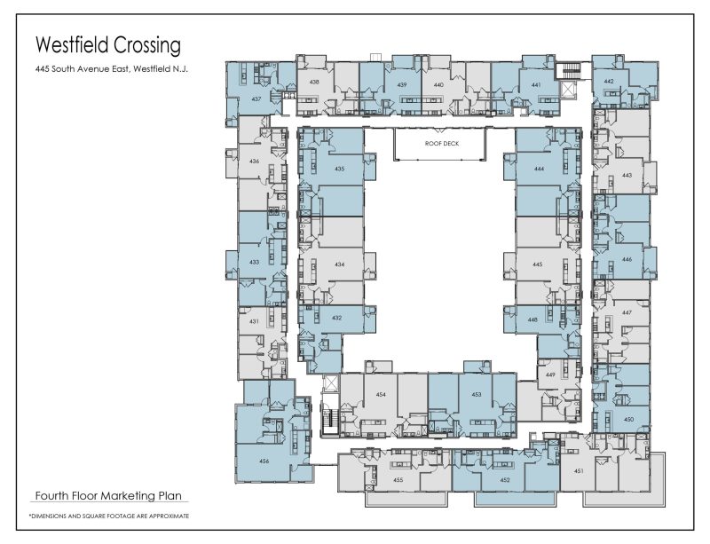 445 South Ave One Bedroom - fourth floor